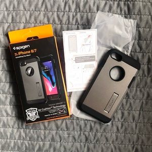 NIB Spigen Tough Armor 2 Kickstand Phone Case iPhone 7 And 8